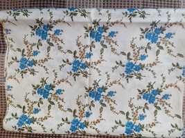 Ткань в голубой цветок, производства СССР