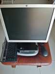 Micro PC Lenovo Thinkcentre M72e - Monitor - Rato  e Teclado HP