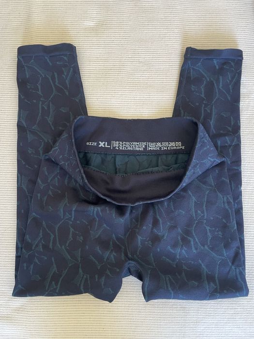 Leggins cintura regular bloom - navy blue