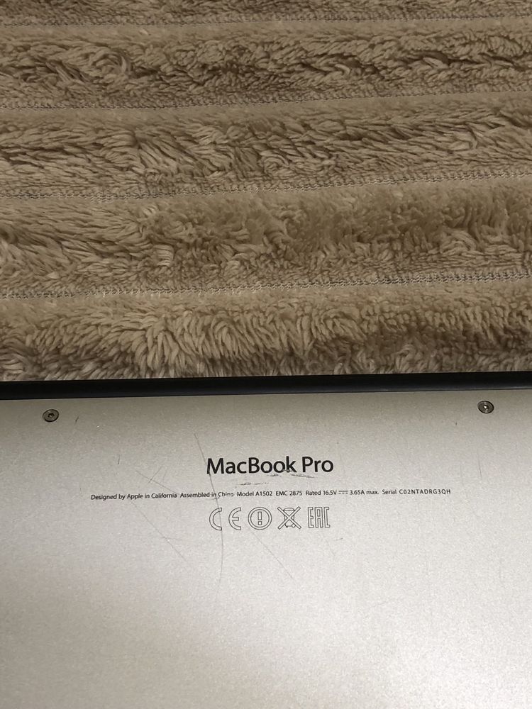 Ноутбук Apple Macbook Pro A1502 DDR3-8GB SSD