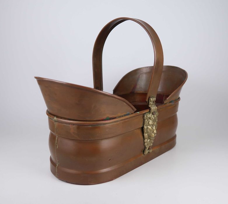 Cesta Floreira em cobre