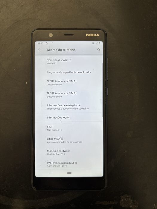 Nokia 5.1 para venda usado