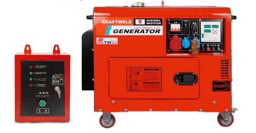 Generator Agregat KRAFTWELE SDG9800S 3F 9,8KW ATS