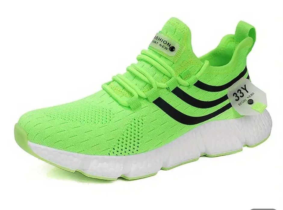 Чоловічі дихаючі бігові кросівки з м'якою підошвою, дихаючою сіткою