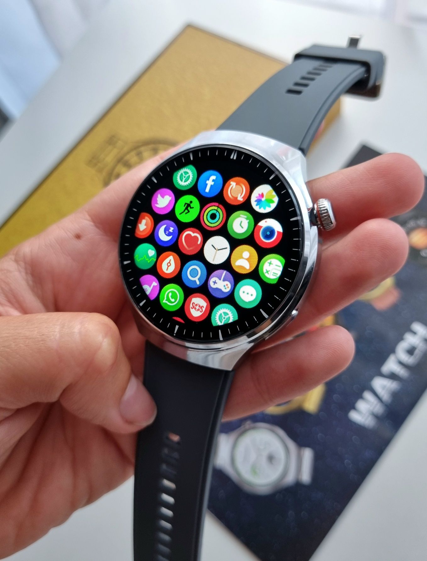 Smartwatch 4 PRO czarny
