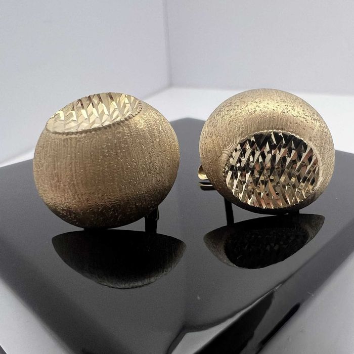 Niesamowite Złote Kolczyki P585 5,75g Angielskie