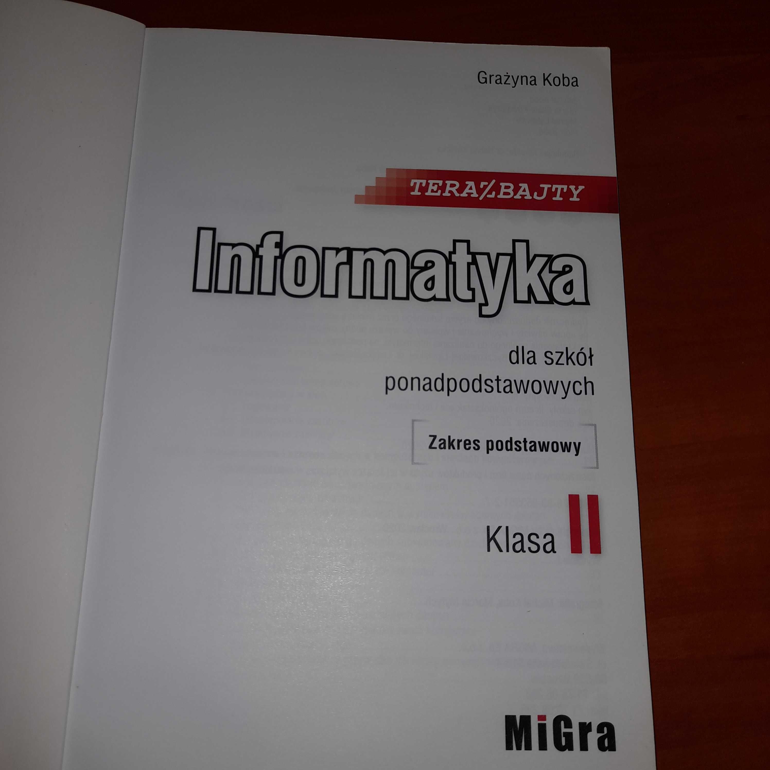 Podrecznik do informatyki 2 klasa liceum technikum
