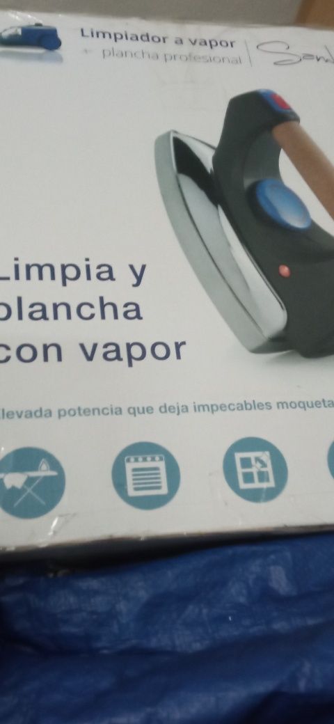 Máquina de limpeza a vapor com ferro de caldeira