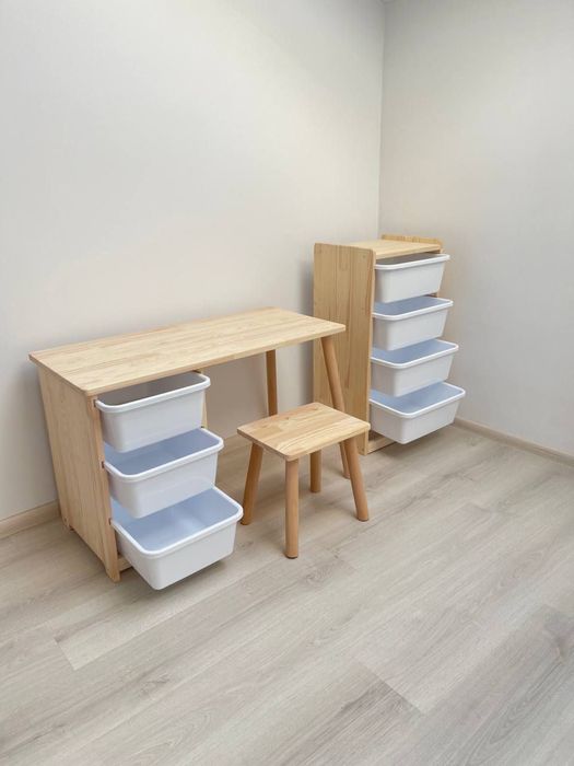 Детский комод органайзер для хранения игрушек стеллаж тумба