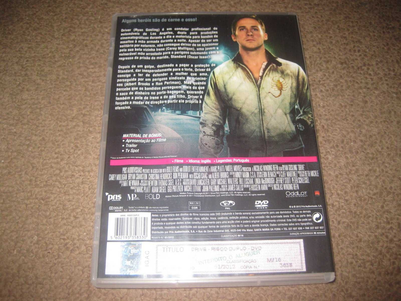 DVD "Drive: Risco Duplo" com Ryan Gosling