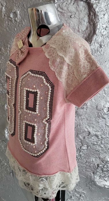 Mary C blzuka włoska perły CUDNA roz L