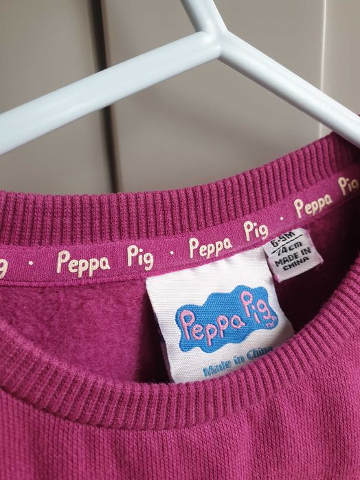 Różowa bluzka bluza dresowa Świnka Peppa 68 74
