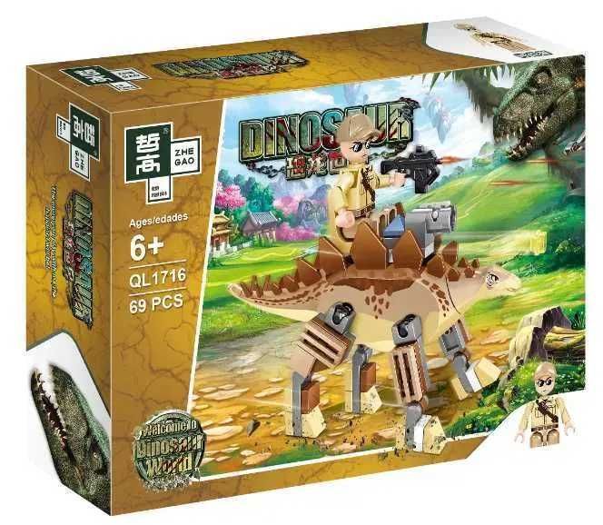 Zestaw Klocków Jurassic World Park Dinozaury x 2 Kompatybilne z Lego