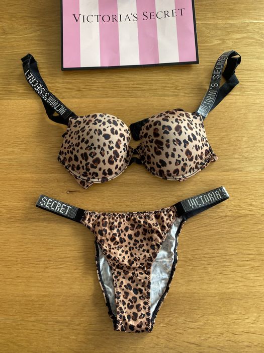 NOWY komplet bielizny Victoria’s Secret rozmiar B75 stanik + majtki