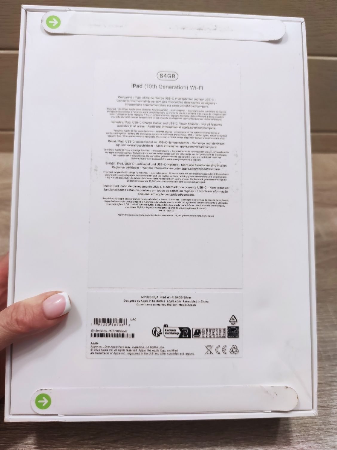 !!!Планшет ipad Apple 10/64GB/2022г.wifi.НОВЫЙ!