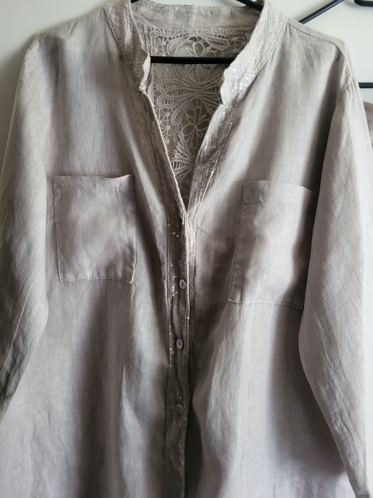 Kompl len spodenki koszula