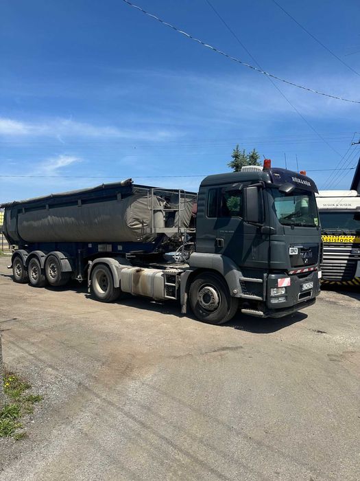 Sprzedam MAN TGA + naczepa Schwarzmuller Hydraulika Ocieplany