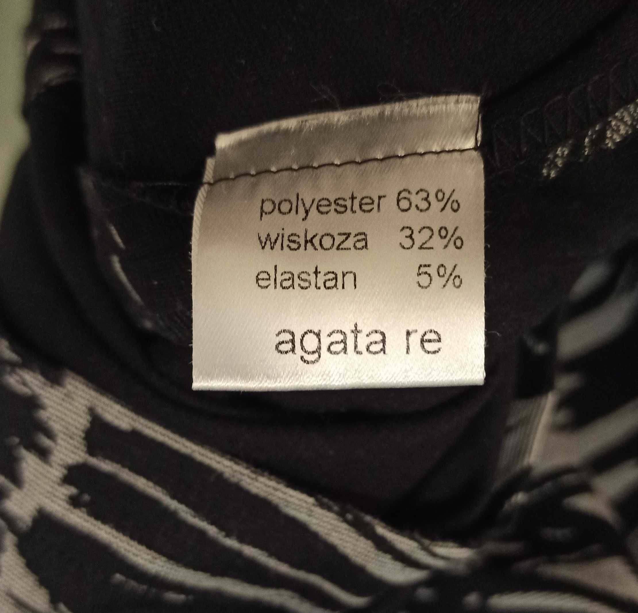 Sukienka czarna agata re  R. 38. Wizytowa