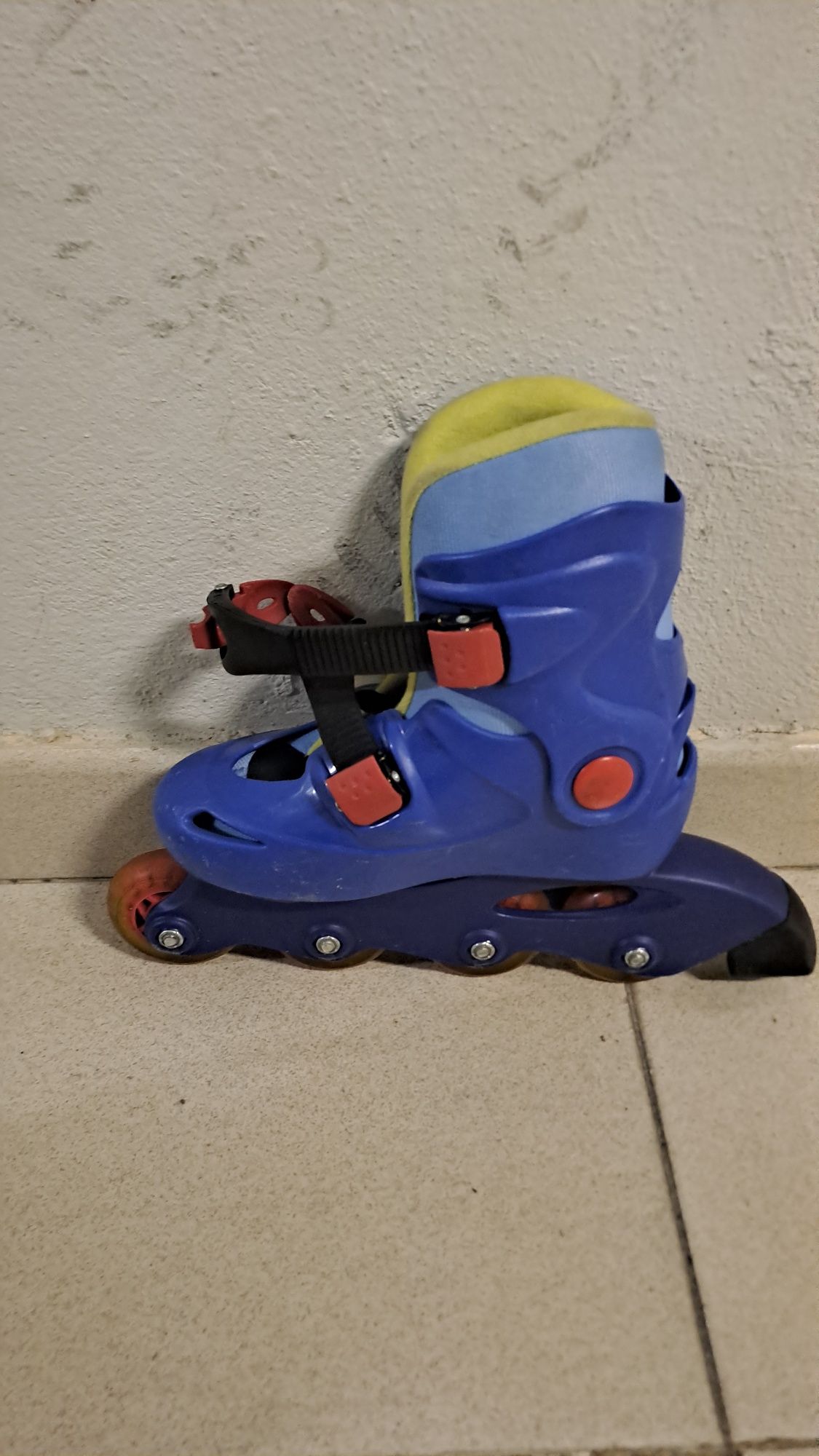 Patins em linha unisexo tamanho 28