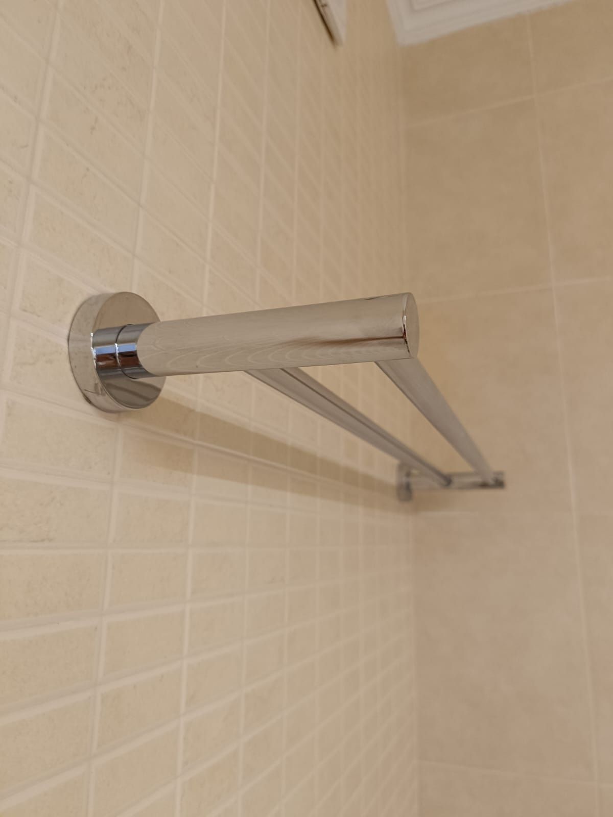 Toalheiro de barra duplo SENSEA STYLE CROMADO 60 cm Leroy Merlin