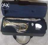 Trombone piccolo dourado