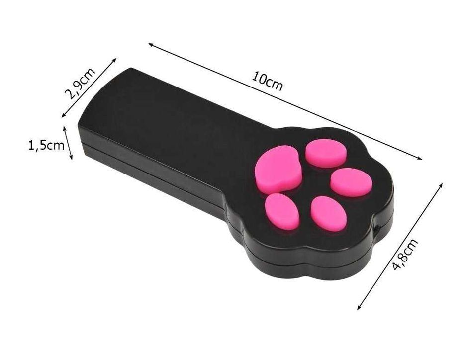 Laser dla kota światełko zabawka wskaźnik łapka (2 sztuki)