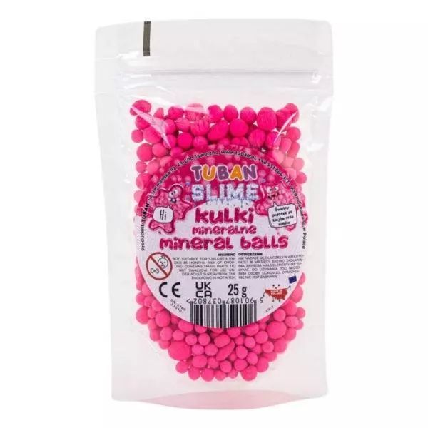 Kulki mineralne 25g - różowe TUBAN. Tuban