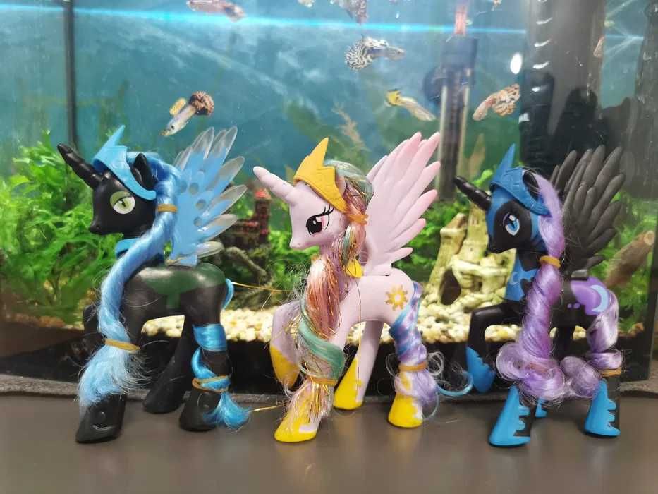 Księżniczka Luna i Celestia i Nigtmare Moon Królowa Podmieńców Pony