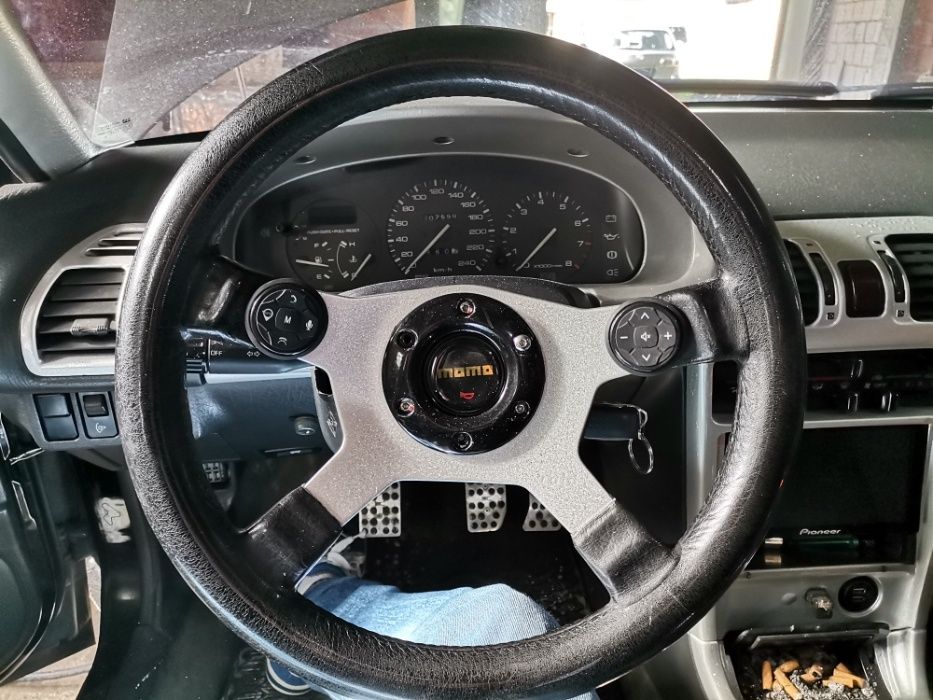 volante desportivo em pele
