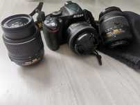 Nikon D5200 Zestaw Obiektyw Nikon 18-55 mm Niski przebieg stan idealny