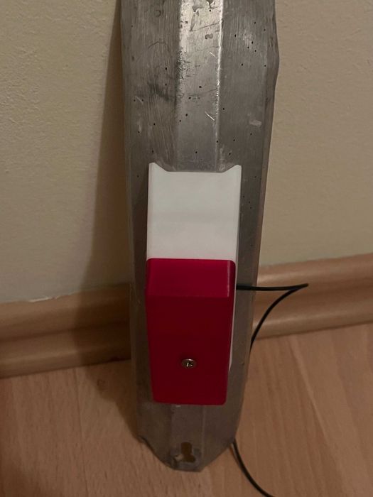 Stara biała lampka tylna Wigry 3 łezka Lampa tył Wigry składak Romet