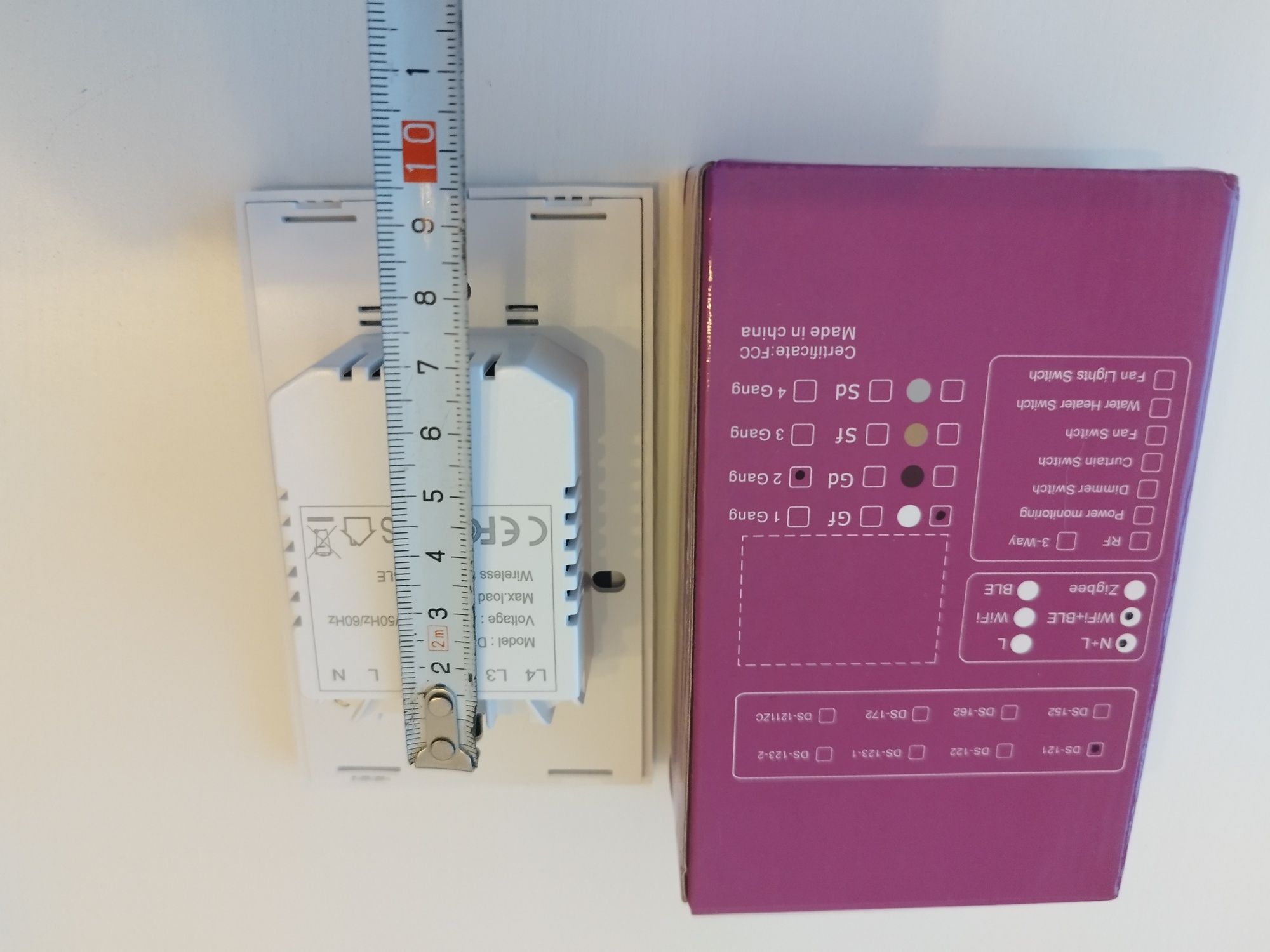 Interruptores Wifi de 1 e 2 botões