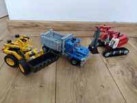 LEGO technic 42023 trzy maszyny budowlane komplet z instrukcją idealny