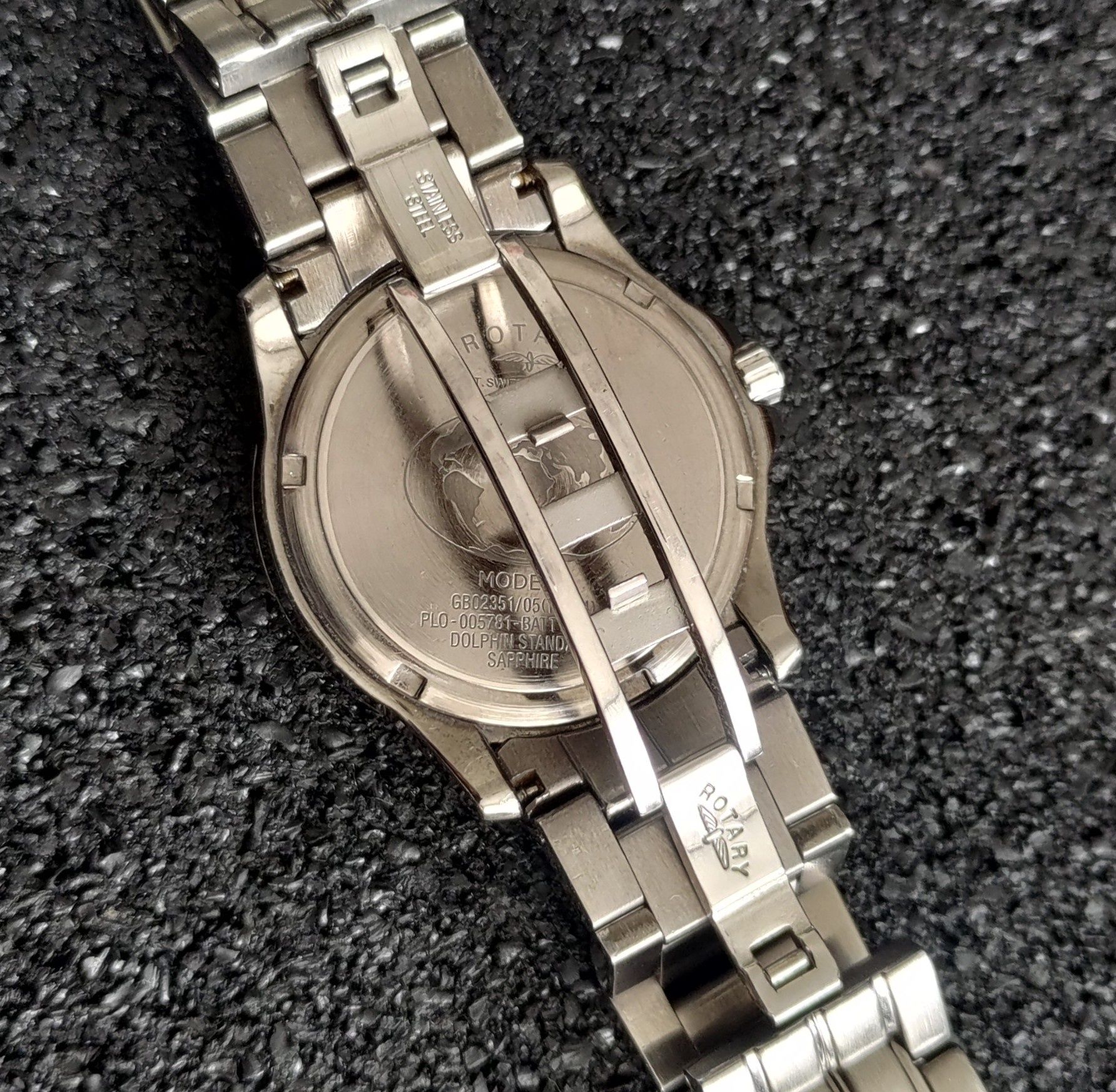 Zegarek Rotary diver, szafir, 36mm