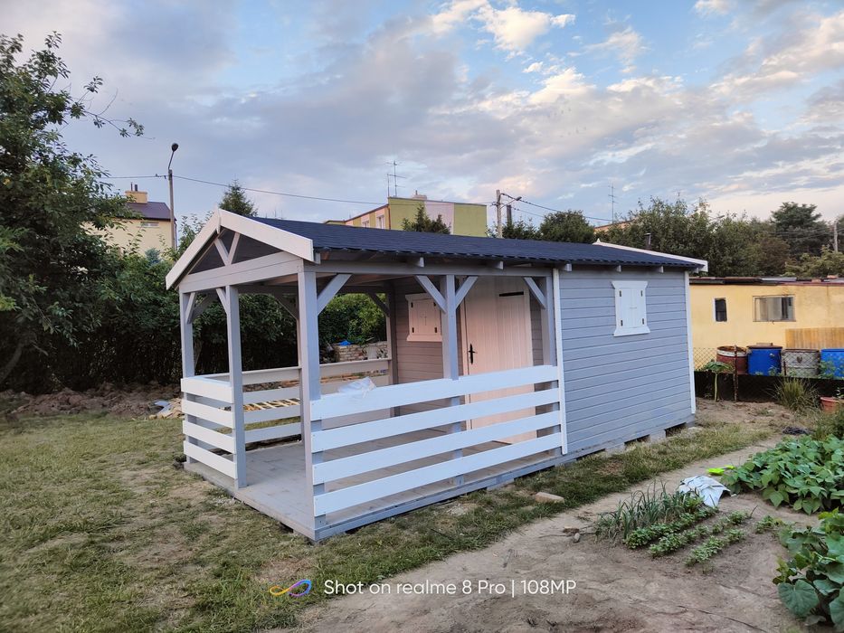 Domek z Tarasem 5x3 Montaz w cenie
