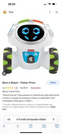 Robô mobi Fisher Price