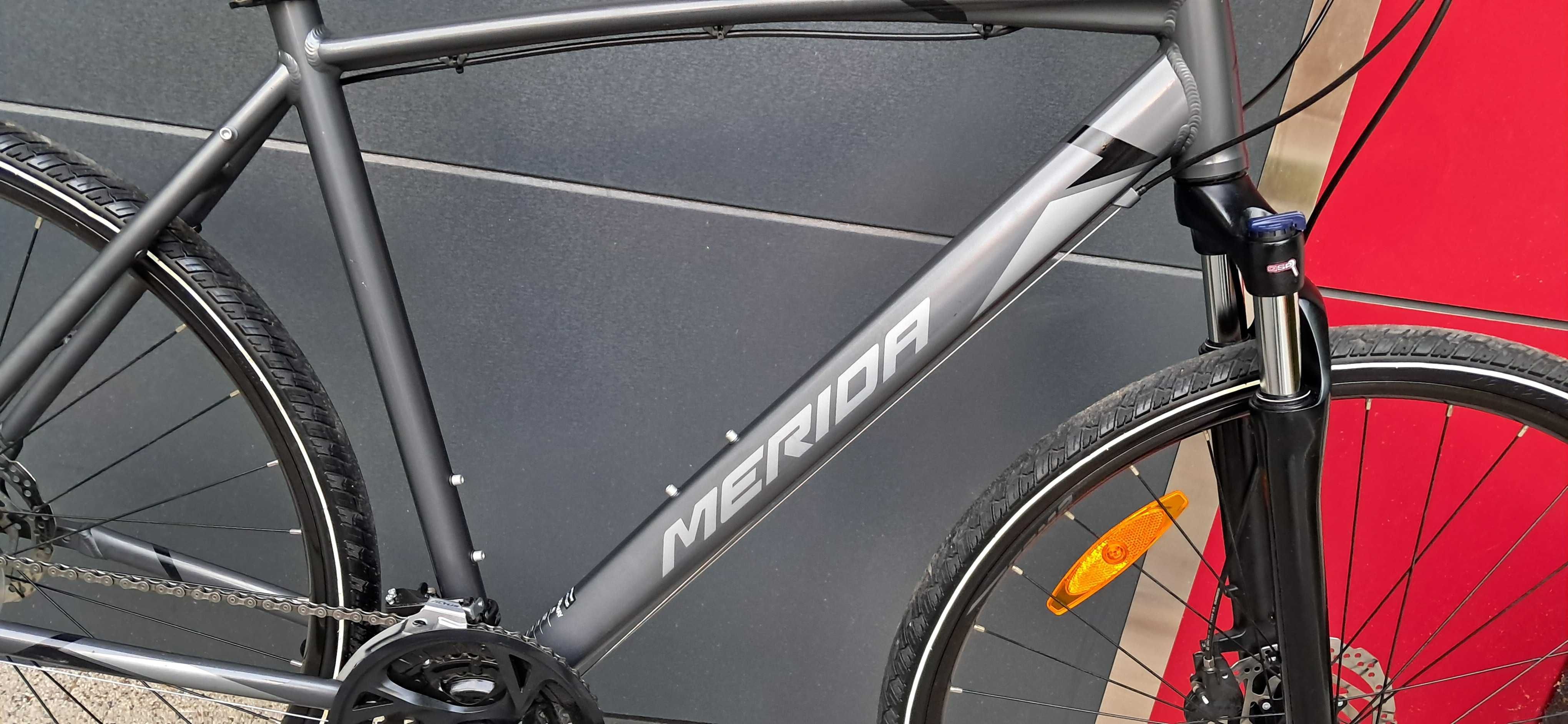 Fajny rower krossowy Merida Crossway Shimano hydraulkia 55 cm