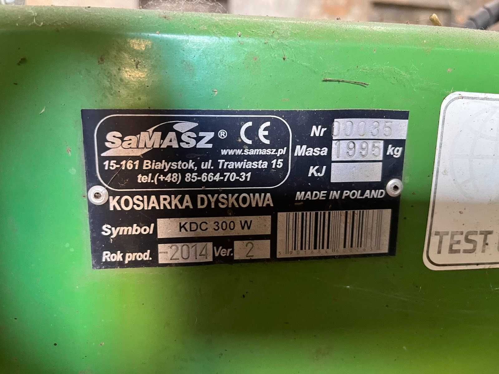 Косарка дискова причепна SaMASZ KDC300W