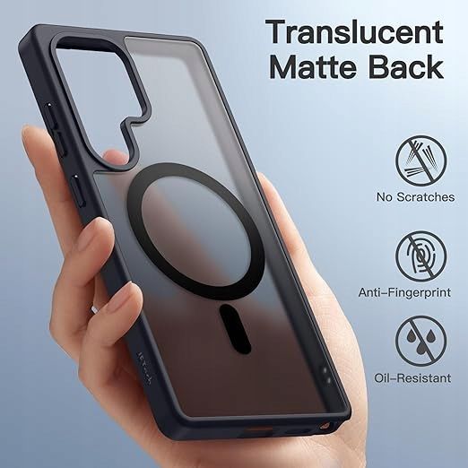 JETech Etui Magnetyczne dla Samsung Galaxy S25 Ultra 5G (Czarny)