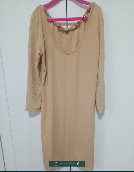 Nowa złota,  sukienka 34,xs