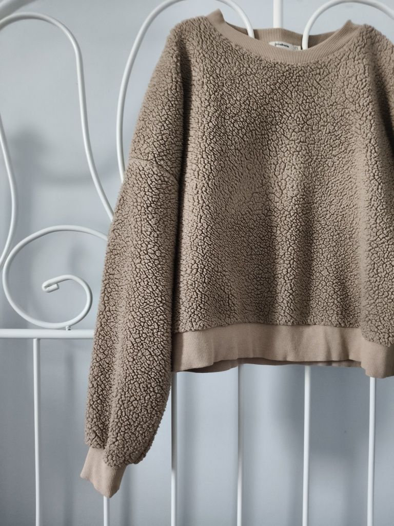 Bershka bluza baranek sherpa szerp S