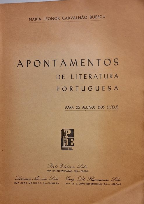 Manual escolar português anos 1974/75