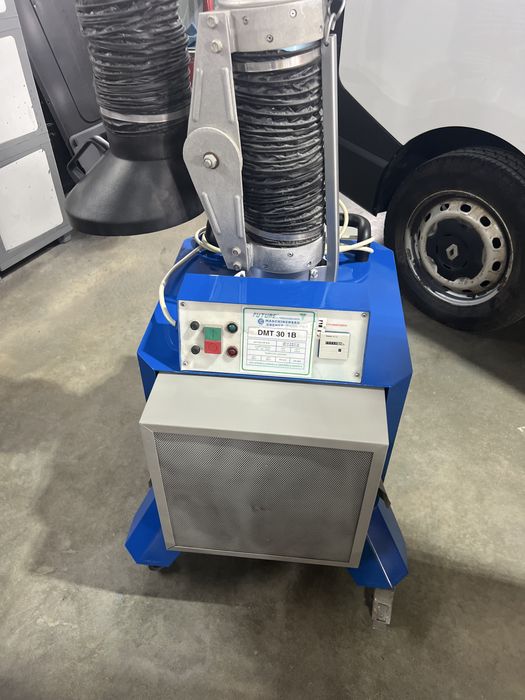 Estrator fumos ofina e pintura