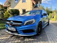 Mercedes-Benz Klasa A AMG A45 Performance, 100% bezwypadkowy, ASO, Recaro, Szpera, Wydech