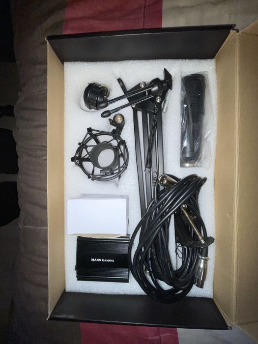 Microfone de estudio Mars gaming MMICKIT