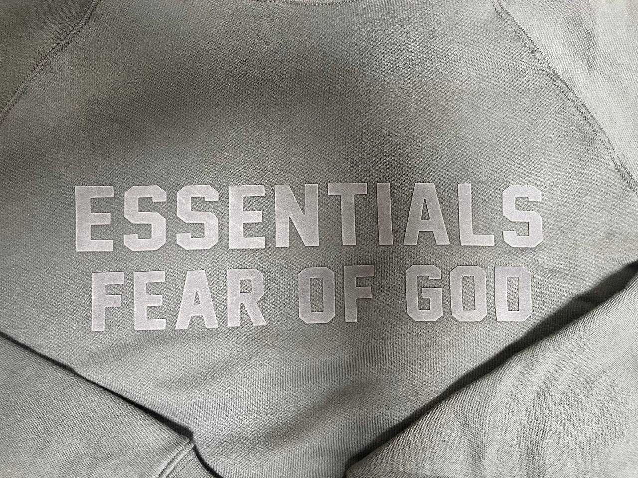 Худи essentials fw2022 off black fog fear of god