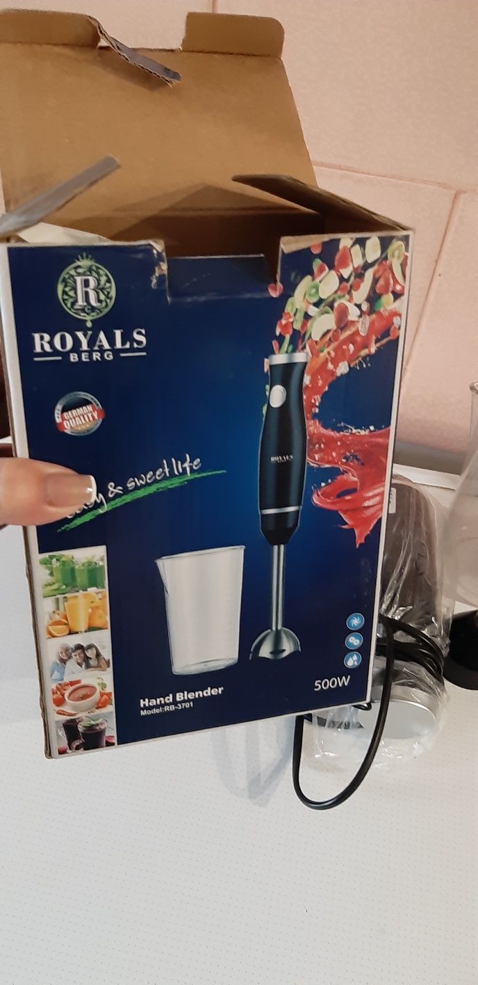 Блендер Royals,Braun,Domotek 500W.Новий