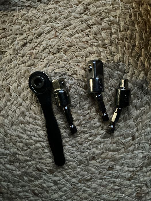 НаборІнструментів 4штВороток трещотка карданчикиПодовжувачі1/4 3/8 1/2