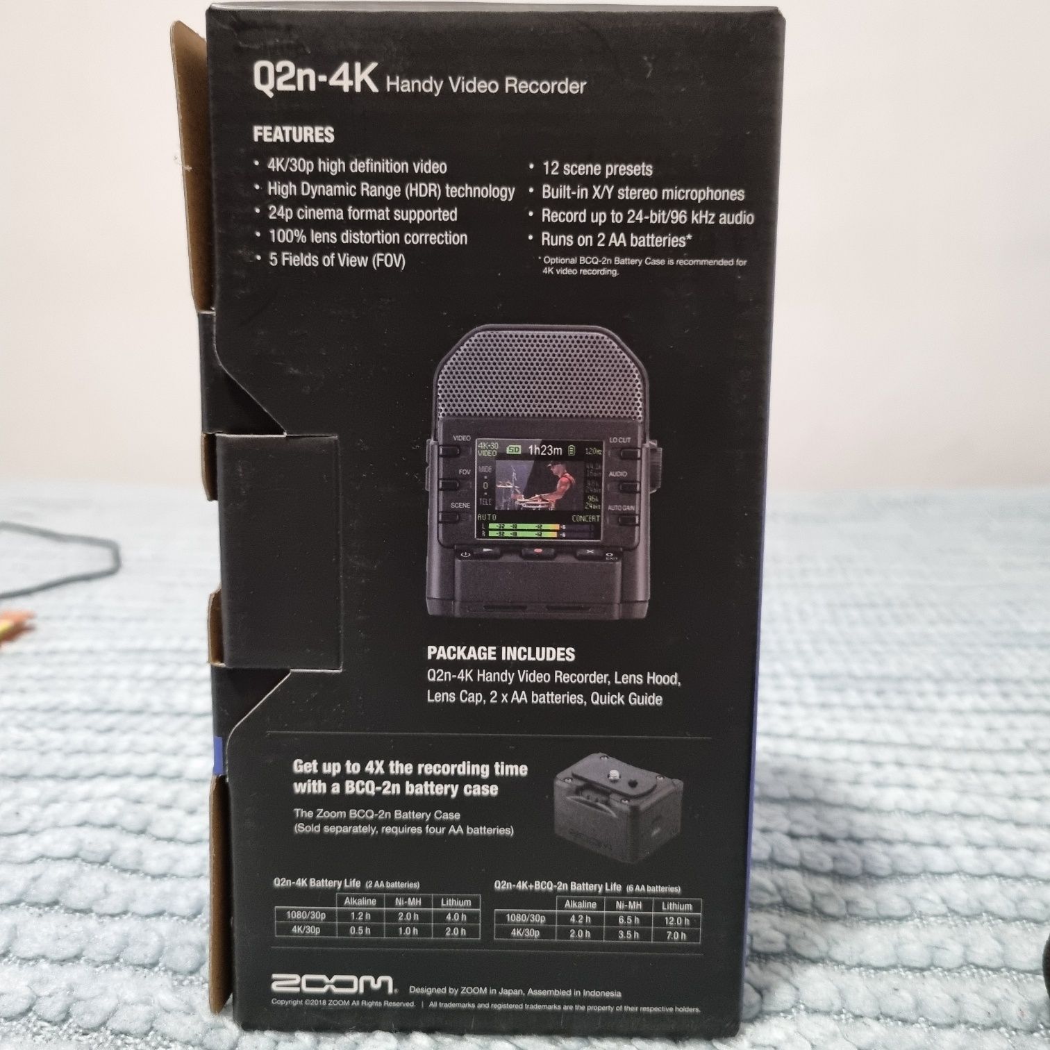 Camera de Vídeo ZOOM Q2n-4k