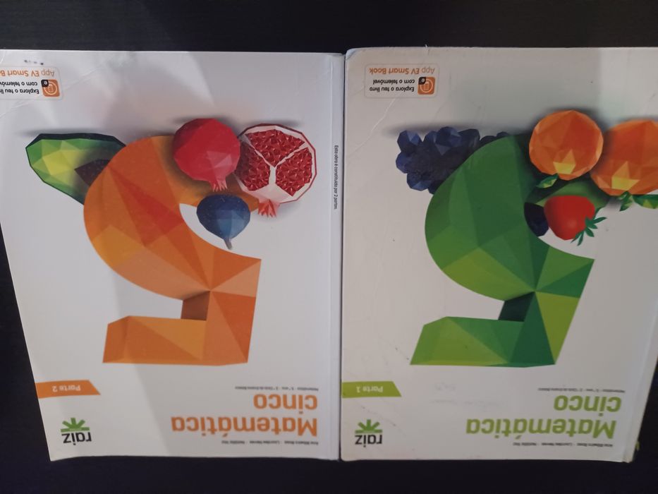 Manuais Matemática cinco - 5 Ano ( 2 livros)